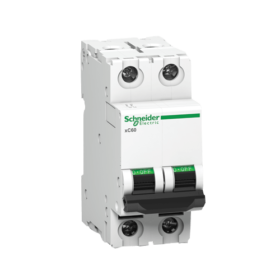 xC60 - 2 poles - 50 A C curve MCB Schneider-min